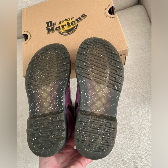 Pink Glitter Dr. Martens Combat Boots - Picture 8 of 10